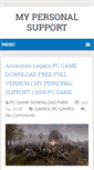 Mobile Screenshot of mypersonalsupport.com